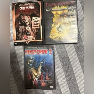 VTG Creepshow 1, 2, & 3 DVD Bundle by Stephen King